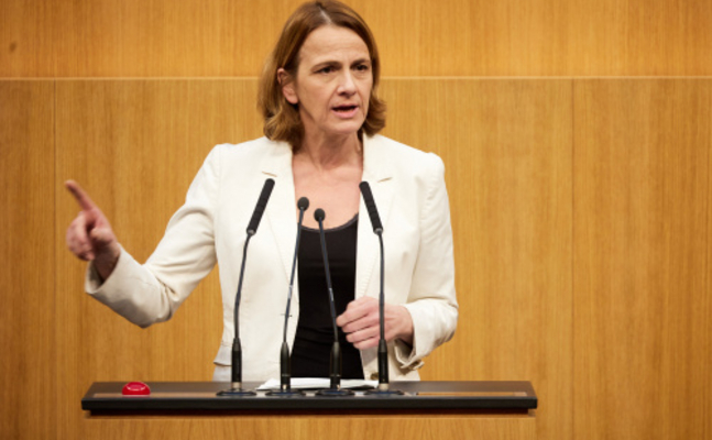 FPÖ-Sozialsprecherin Dagmar Belakowitsch im Parlament.