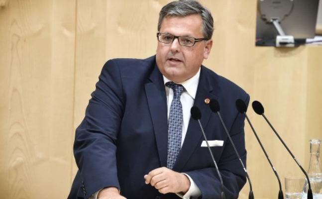 FPÖ-Parlamentarier Gerhard Deimek im Nationalrat.