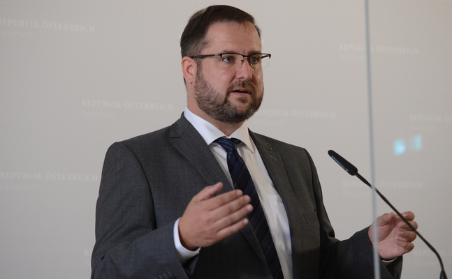 FPÖ-U-Auschuss-Fraktionsführer Christian Hafenecker.