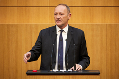 FPÖ-Energiesprecher Axel Kassegger im Nationalrat.