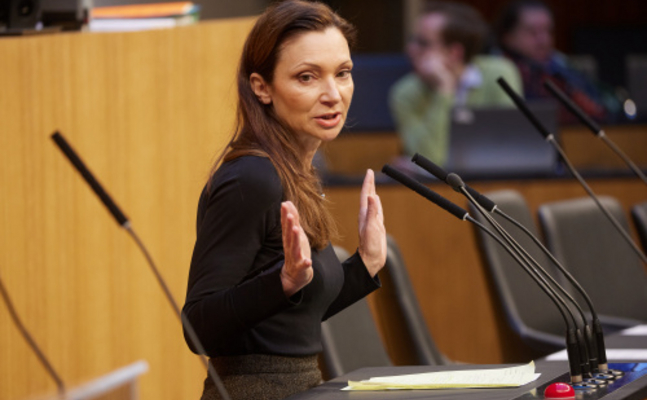 FPÖ-Verfassunsgsprecherin Susanne Fürst im Parlament.
