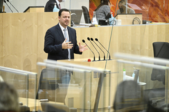FPÖ-Gesundheitssprecher Gerhard Kaniak im Nationalrat.