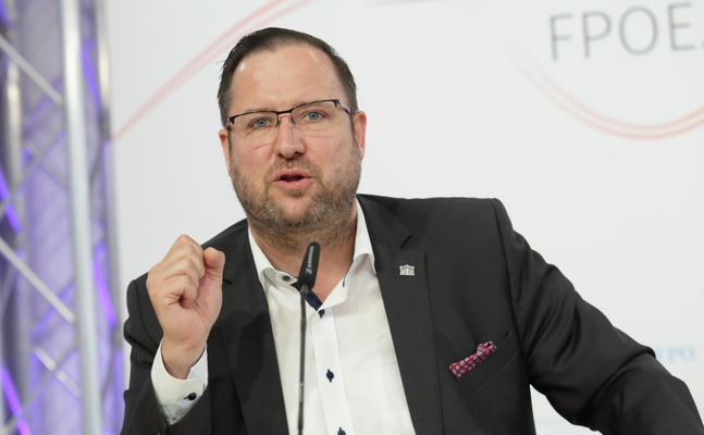 FPÖ-Generalskretär Christian Hafenecker.