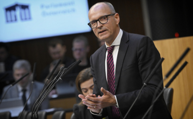 FPÖ-Justizsprecher Harald Stefan im Parlament.