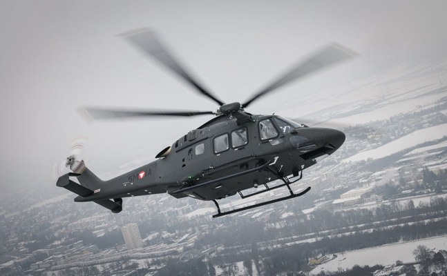 Der neue Bundesheerhubschrauber AW 169 Leonardo.