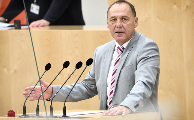 FPÖ-Parlamentarier Peter Wurm im Nationalrat.