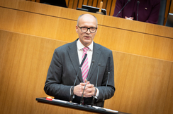 FPÖ-Justizsprecher Harald Stefan im Hohen Haus.