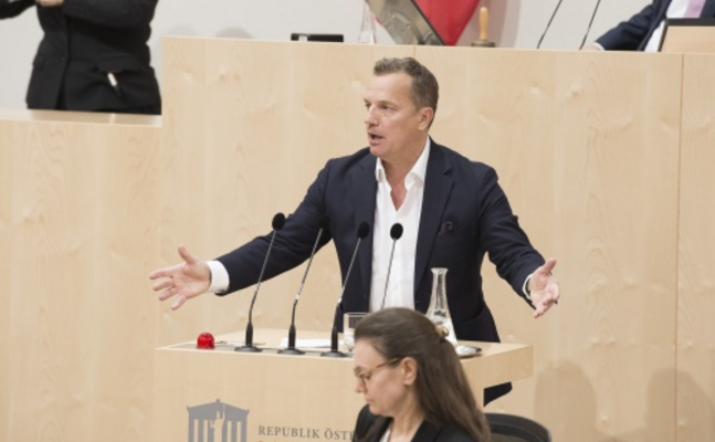 FPÖ-EU-Parlamentarier Georg Mayer.