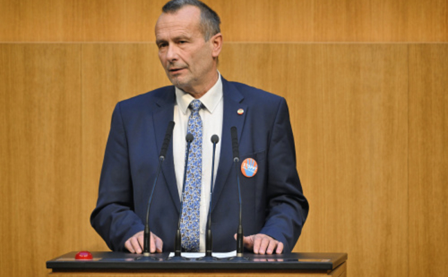 FPÖ-Tierschutzsprecher Alois Kainz im Hohen Haus.