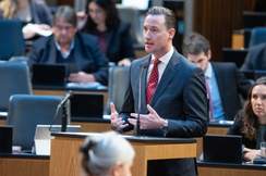 FPÖ-Wehrsprecher Volker Reifenberger im Nationalrat.